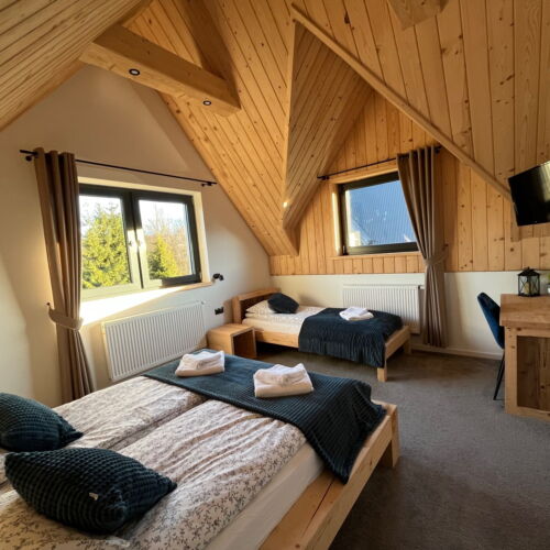 Domek całoroczny 6-osobowy cały dom Przyjazny podróżom rodzinnym