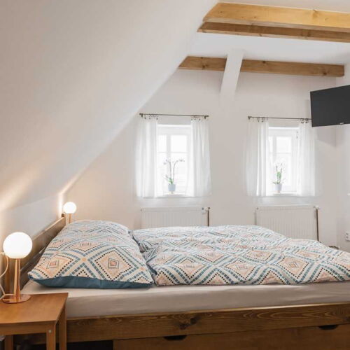 Pokoj se sprchou s vlastní kuchyňkou pro 4 os.