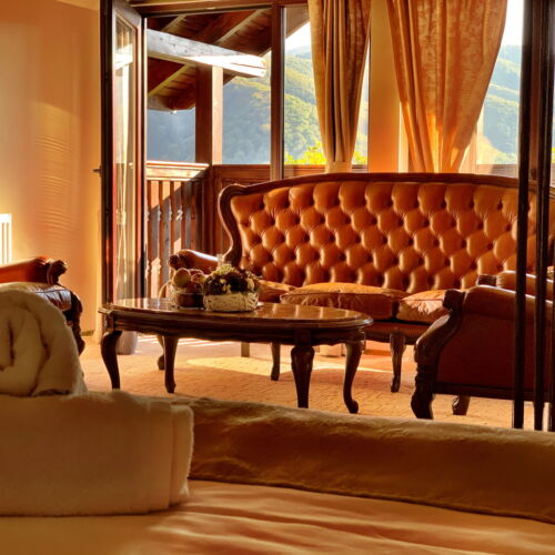 Rezydencja pokój 3-osobowy na poddaszu z balkonem z 1 pomieszczeniem sypialnianym