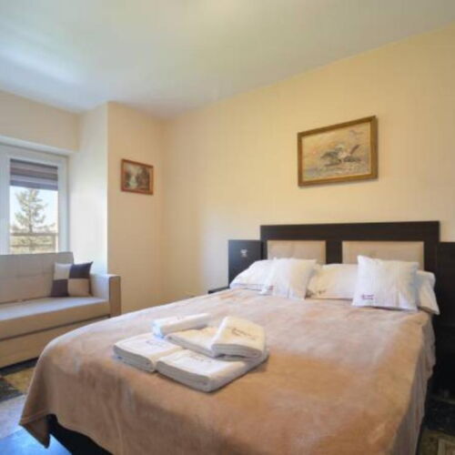 Apartament 4-osobowy z 2 pomieszczeniami sypialnianymi (możliwa dostawka)