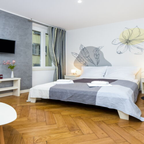 Studio Apartman s manželskou postelí s 1 ložnicí na poschodí