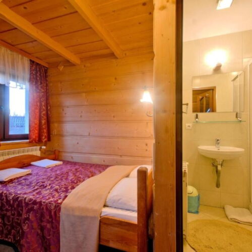 Apartament 2-osobowy z balkonem z widokiem na góry z 1 pomieszczeniem sypialnianym