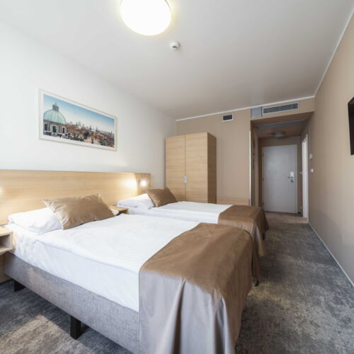 Camera twin standard cu duș