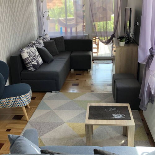Apartament 5-osobowy z prysznicem z dostępem do ogrodu z 2 pomieszczeniami sypialnianymi