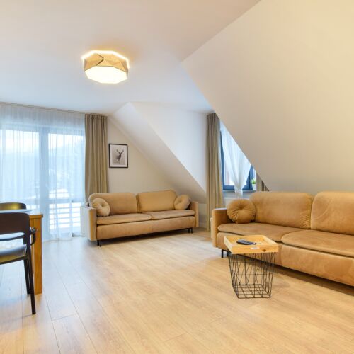 Apartament 4-osobowy z łazienką z 1 pomieszczeniem sypialnianym