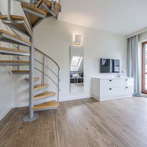 Apartament maisonetă cu terasă cu 2 camere pentru 4 pers.