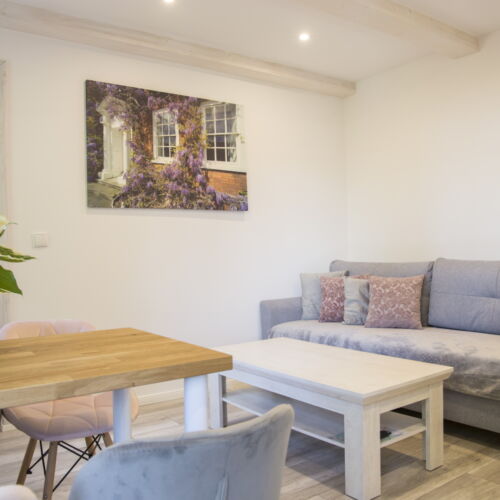 3-Zimmer-Apartment für 6 Personen mit Balkon und Aussicht auf die Berge