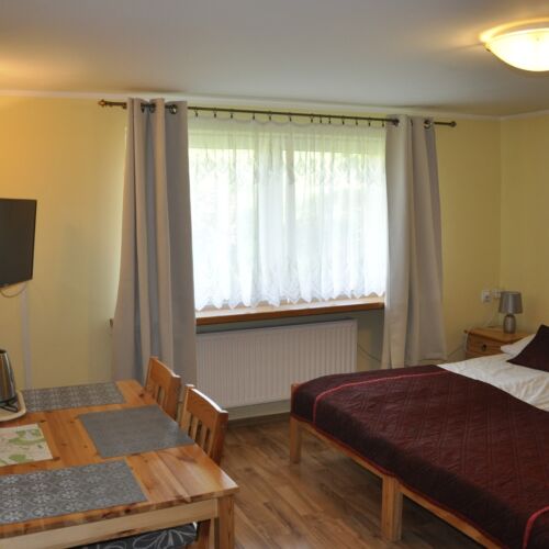 Pokój 3-osobowy z prysznicem z dostępem do ogrodu