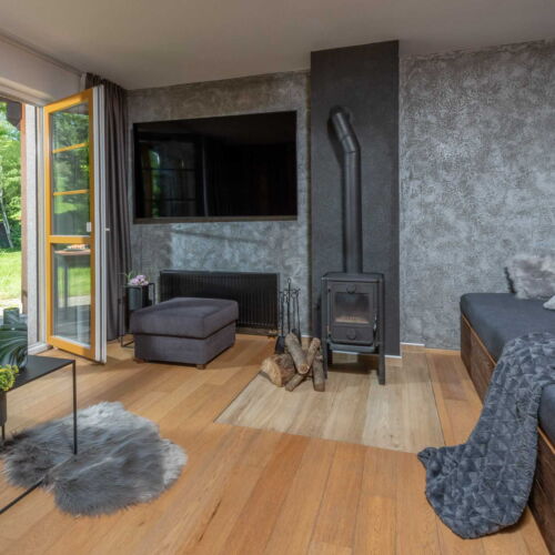 Apartman se sprchou s terasou pro 5 os. (s možností přistýlky)