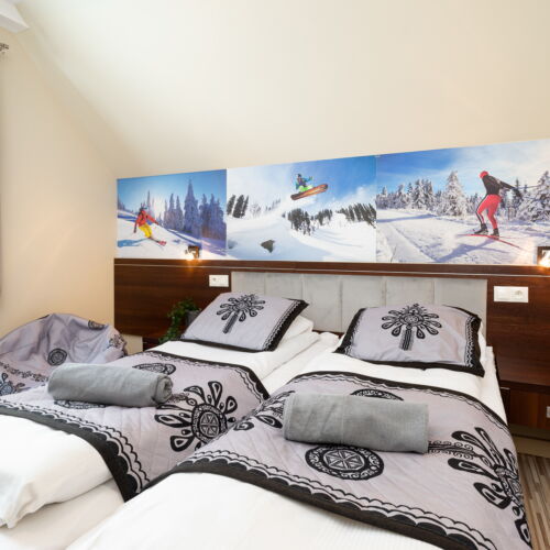 Apartament 4-osobowy Przyjazny podróżom rodzinnym z widokiem na jezioro z 2 pomieszczeniami sypialnianymi