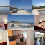 Partial Sea View Upstairs 4-Room Apartment for 8 Persons