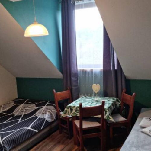 Camera tripla cu duș cu grădină