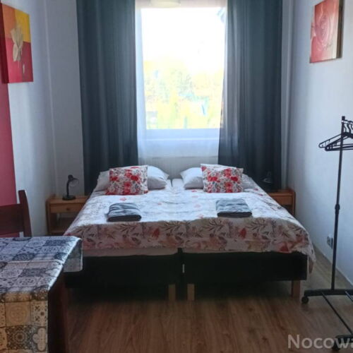 Camera twin cu duș cu grădină