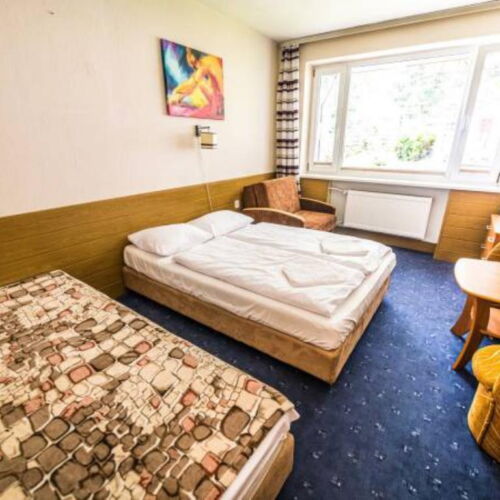 Pokój 4-osobowy z łazienką z widokiem na góry