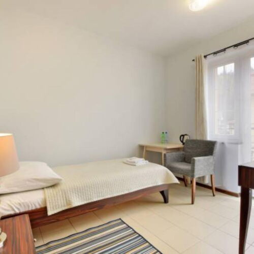 Pokój 1-osobowy z łazienką z telewizorem LCD/plazmą