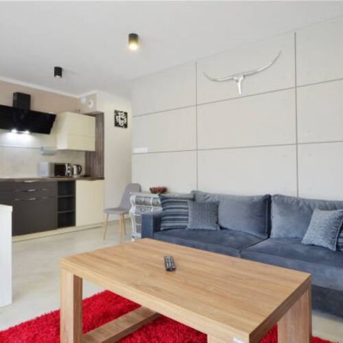 Apartament 5-osobowy z balkonem z 1 pomieszczeniem sypialnianym