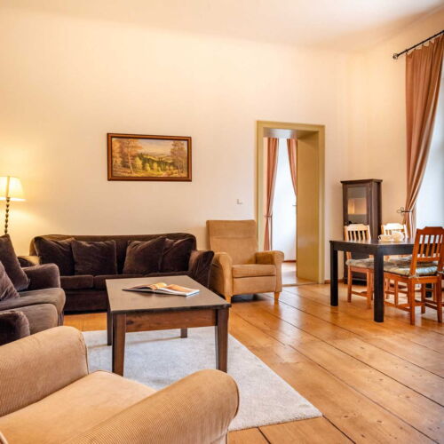 Pokoj se sprchou s vlastní kuchyňkou pro 4 os. (s možností přistýlky)