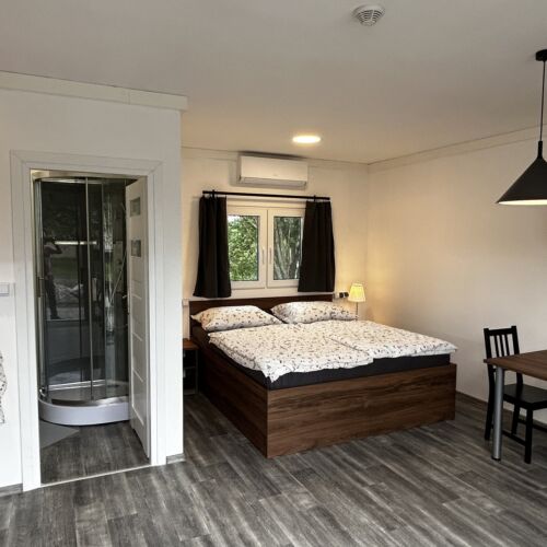 Apartament cu duș cu bucătărie proprie cu 1 camera pentru 2 pers.