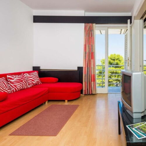 Suita s balkónem pro 4 os. s 1 ložnicí s výhledem na moře