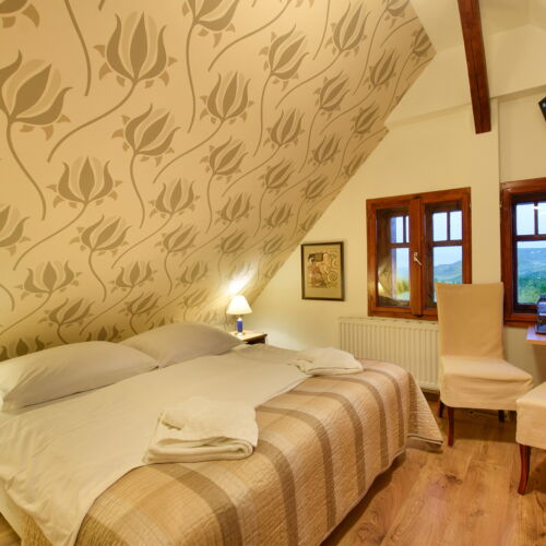 Camera twin la mansardă