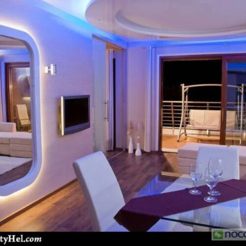 Apartament 4-osobowy Lux z widokiem na morze z 2 pomieszczeniami sypialnianymi (możliwa dostawka)