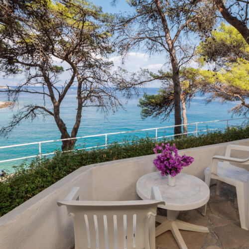 Camera dubla confort cu terasă (se poate solicita pat suplimentar)