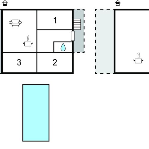 Casă de vară pentru 14 pers. (se inchirieaza doar integral)