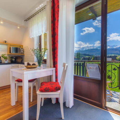 Apartament 2-osobowy z widokiem na góry z panoramą z 1 pomieszczeniem sypialnianym