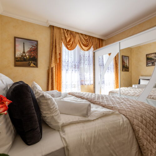 Apartman s vlastní kuchyní pro 4 os. se 2 ložnicemi na poschodí