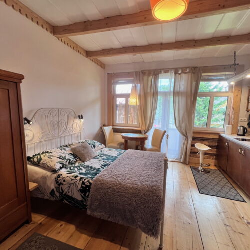 Apartament 2-osobowy na piętrze z balkonem z 1 pomieszczeniem sypialnianym