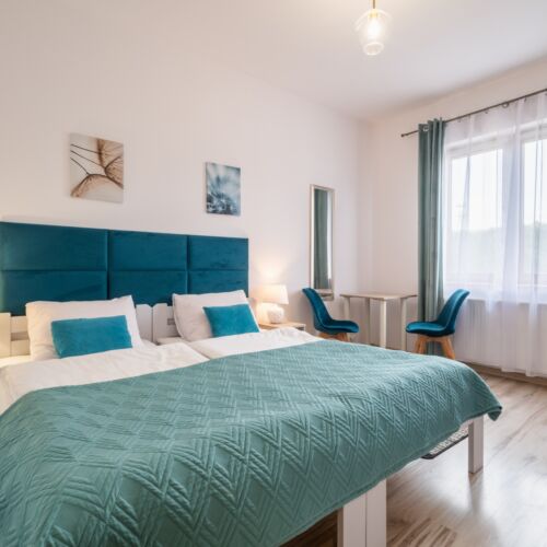 Apartament 4-osobowy z łazienką z aneksem kuchennym z 2 pomieszczeniami sypialnianymi