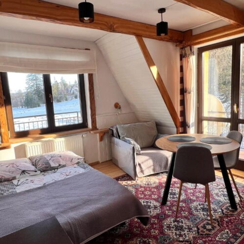 Pokój 3-osobowy na piętrze z widokiem na góry