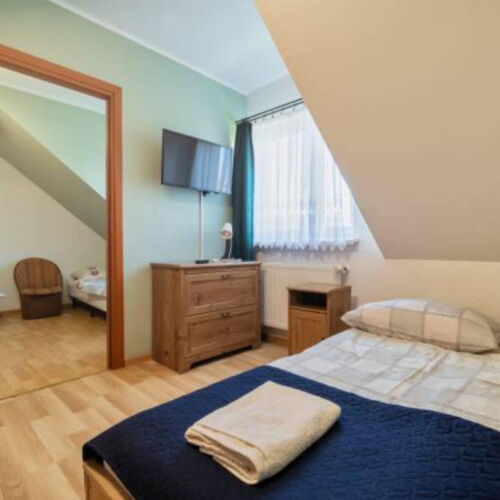 Pokój 2-osobowy z prysznicem z dostępem do ogrodu