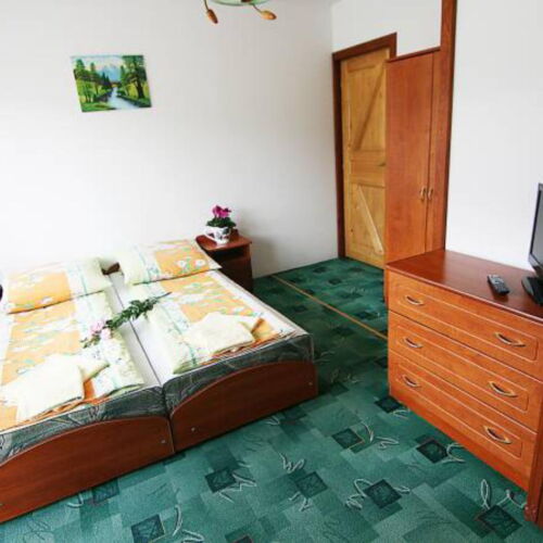 Pokój 2-osobowy z dostępem do ogrodu z widokiem na góry