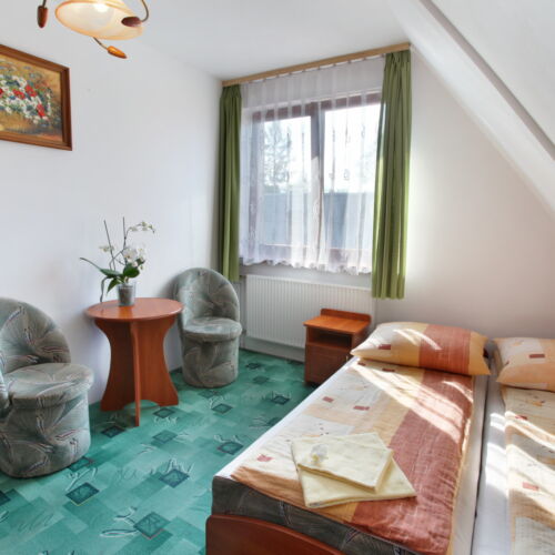 Pokój 2-osobowy z prysznicem z dostępem do ogrodu