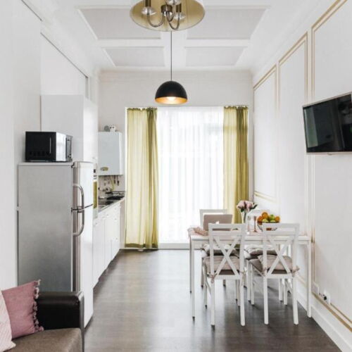 Apartament la parter cu grădină cu 1 camera pentru 4 pers.