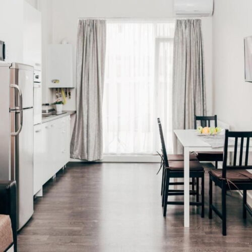 Apartament la parter cu grădină cu 1 camera pentru 4 pers.