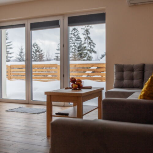 Apartament 5-osobowy z dostępem do ogrodu z widokiem na góry z 1 pomieszczeniem sypialnianym