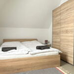 Apartmán (v celku) s klimatizáciou s manželskou posteľou v podkroví