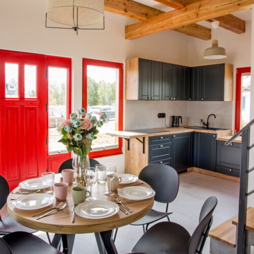 Apartament 6-osobowy z dostępem do ogrodu z widokiem na ogród z 2 pomieszczeniami sypialnianymi