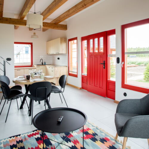 Apartament 6-osobowy z dostępem do ogrodu z widokiem na ogród z 2 pomieszczeniami sypialnianymi