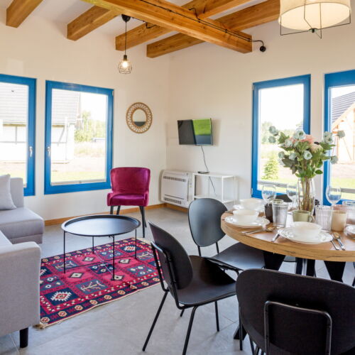 Apartament 6-osobowy z dostępem do ogrodu z widokiem na ogród z 3 pomieszczeniami sypialnianymi