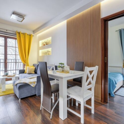 Apartament 4-osobowy Komfort z widokiem na góry z 2 pomieszczeniami sypialnianymi