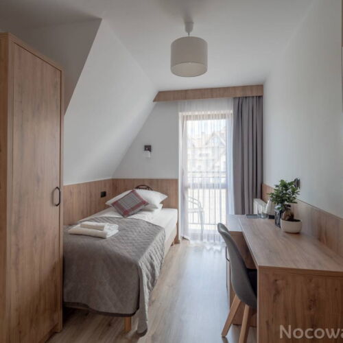 Pokój 1-osobowy z balkonem ze wspólnym aneksem kuchennym