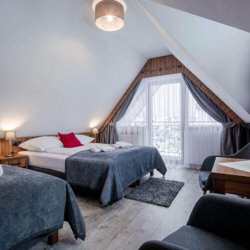 Apartament 5-osobowy Superior z widokiem na góry z 2 pomieszczeniami sypialnianymi