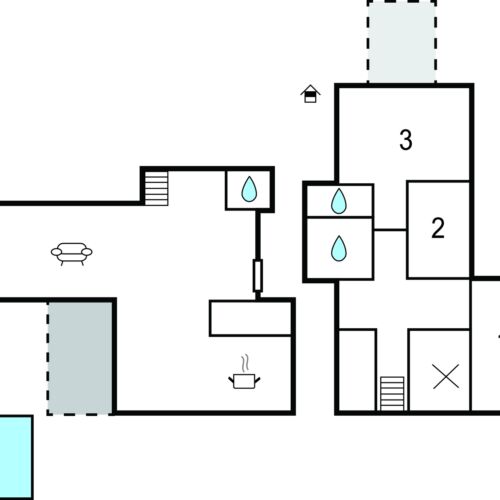 Casă de vară pentru 6 pers. (se inchirieaza doar integral)