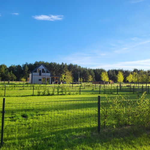 Domek całoroczny 6-osobowy z widokiem na ogród