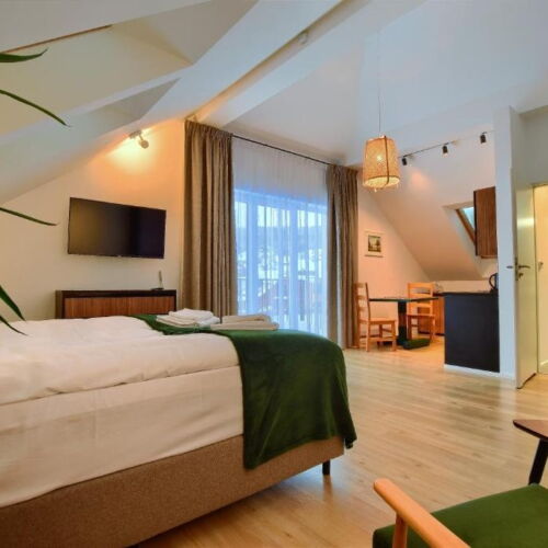 Apartman s manželskou postelí s 1 ložnicí