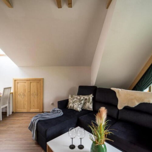 2-Zimmer-Apartment für 5 Personen mit Balkon und Eigner Küche