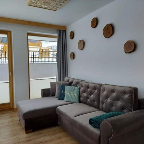 2-Zimmer-Apartment für 4 Personen mit Eigner Küche und Aussicht auf die Berge